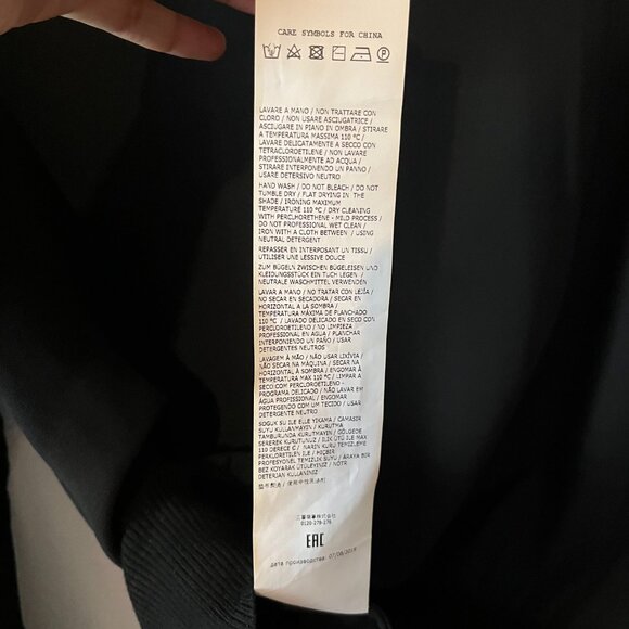 MARELLA Black Zip -up Bomber  Jacket - Picture 9 of 10